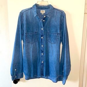 Like New J Crew Chambray Shirt